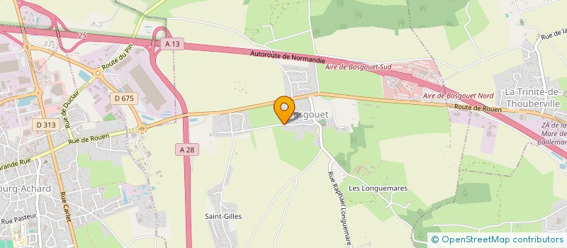 localisation de l'entreprise SCI SAINT GILLES  BOSGOUET