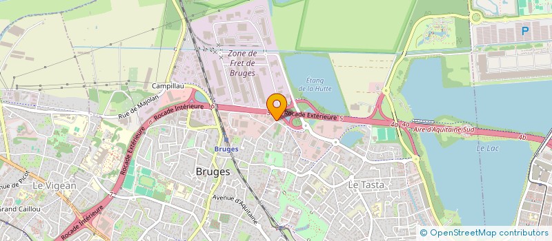 localisation de l'entreprise SCI SAINT GILLES  BRUGES