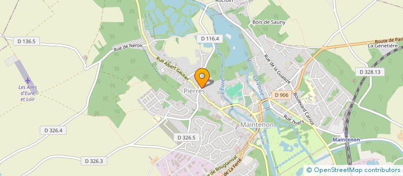 localisation de l'entreprise SCI SAINT-GILLES à PIERRES
