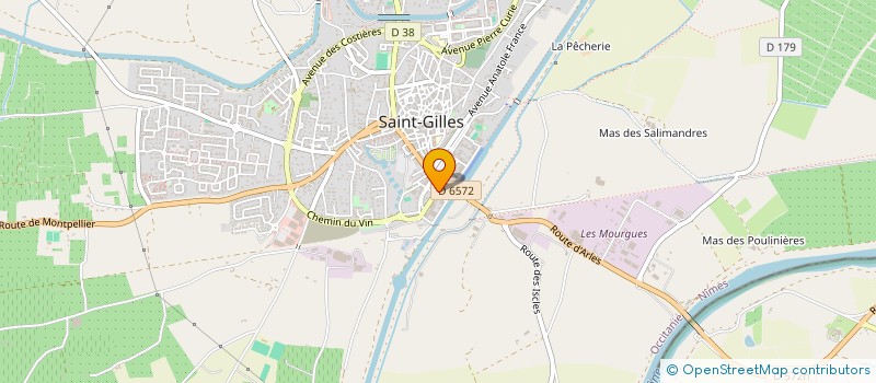 localisation de l'entreprise SCI SAINT GILLES CAMARGUE à SAINT-GILLES