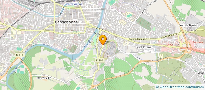 localisation de l'entreprise SCI SAINT GIMER à CARCASSONNE