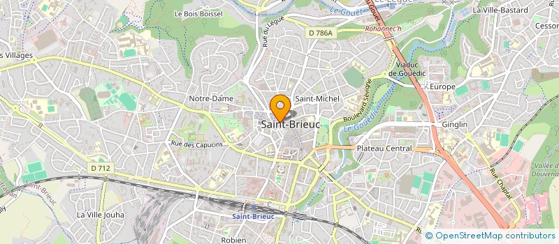 localisation de l'entreprise SCI SAINT-GOUENO à SAINT-BRIEUC