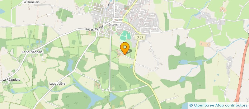 localisation de l'entreprise SCI SAINT GOULVEN  GOVEN