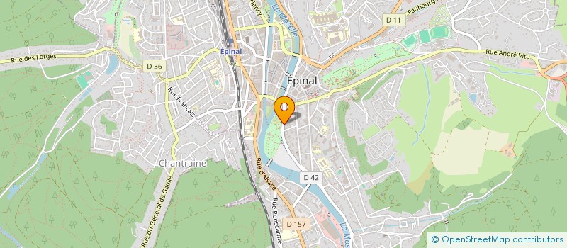 localisation de l'entreprise SCI SAINT-GREGOIRE à EPINAL