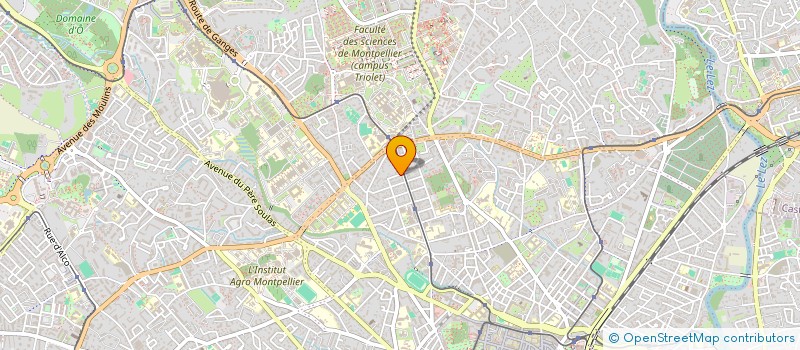 localisation de l'entreprise SCI SAINT GUILHEM à MONTPELLIER