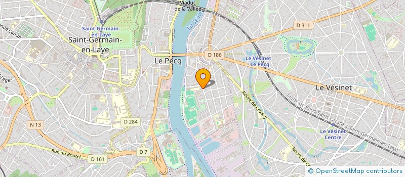 localisation de l'entreprise SCI SAINT GUNTHIERN  LE PECQ