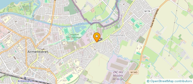 localisation de l'entreprise SCI SAINT HELENE  HOUPLINES