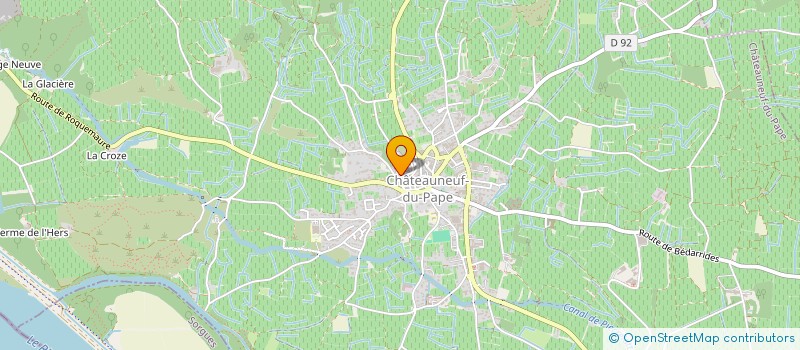 localisation de l'entreprise SCI SAINT HENR  CHATEAUNEUF-DU-PAPE