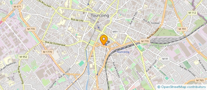 localisation de l'entreprise SCI SAINT HENRI  TOURCOING