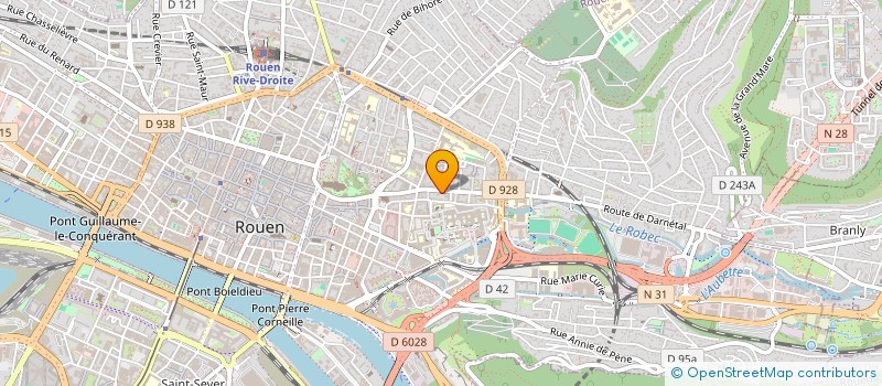 localisation de l'entreprise SCI SAINT HILAIRE à ROUEN