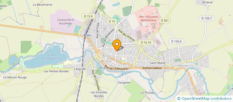 localisation de l'entreprise SCI SAINT HILAIRE à BROU