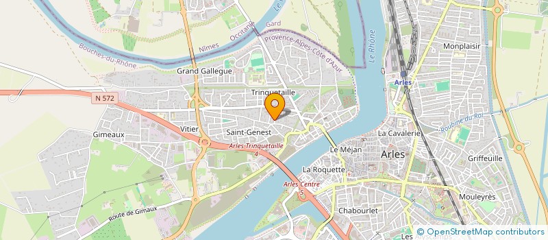 localisation de l'entreprise SCI SAINT HILAIRE  ARLES