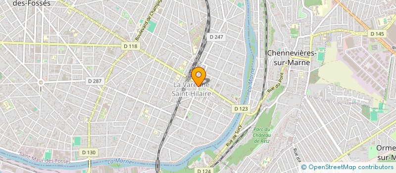 localisation de l'entreprise SCI SAINT HILAIRE à SAINT-MAUR-DES-FOSSES