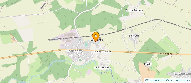 localisation de l'entreprise SCI SAINT HILAIRE  CHALANDRAY