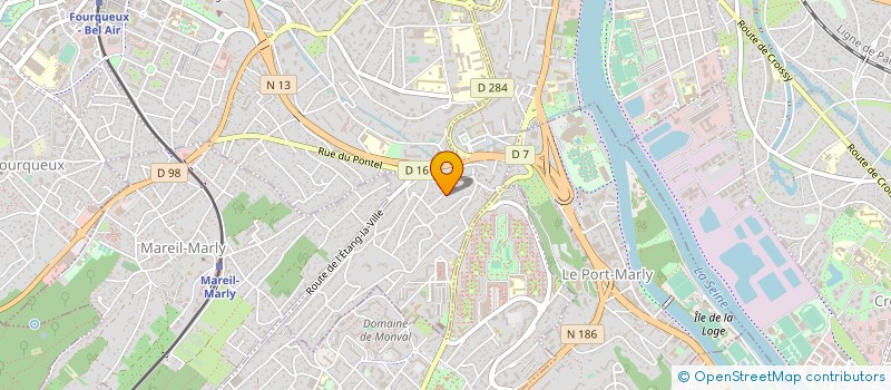 localisation de l'entreprise SCI SAINT HILAIRE 52  LE PECQ