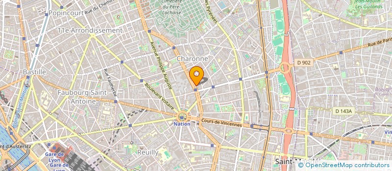 localisation de l'entreprise SCI SAINT HILAIRE  PARIS