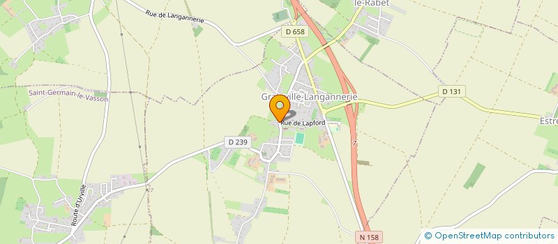 localisation de l'entreprise SCI SAINT HILAIRE  GRAINVILLE-LANGANNERIE