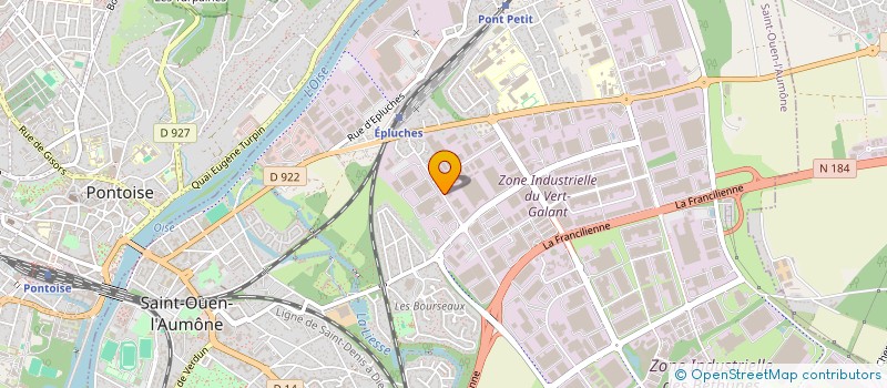 localisation de l'entreprise SCI SAINT HILAIRE  SAINT-OUEN-L'AUMONE