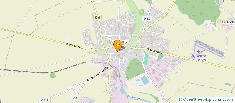 localisation de l'entreprise SCI SAINT HILAIRE  ETREPAGNY