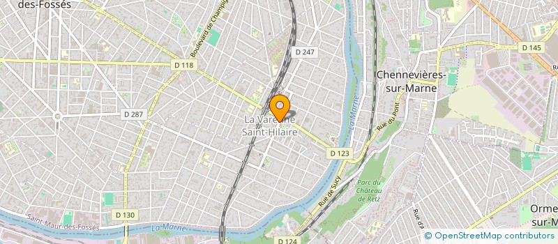 localisation de l'entreprise SCI SAINT HILAIRE  MAROLLES-EN-BRIE