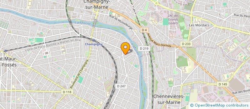 localisation de l'entreprise SCI SAINT HILAIRE DAMGAN à SAINT-MAUR-DES-FOSSES