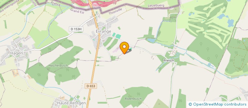 localisation de l'entreprise SCI SAINT HIPPOLYTE  BASSE-RENTGEN