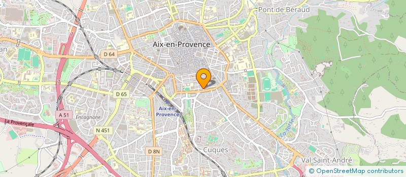 localisation de l'entreprise SCI SAINT HONNORAT  JOUQUES