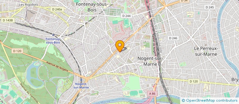 localisation de l'entreprise SCI SAINT HONORE à NOGENT-SUR-MARNE