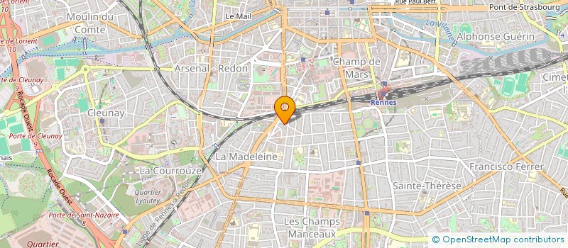 localisation de l'entreprise SCI SAINT HONORE  RENNES