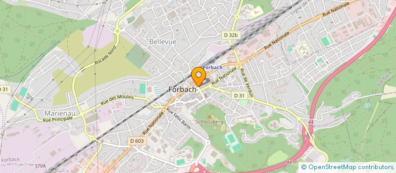 localisation de l'entreprise SCI SAINT HONORE  FORBACH