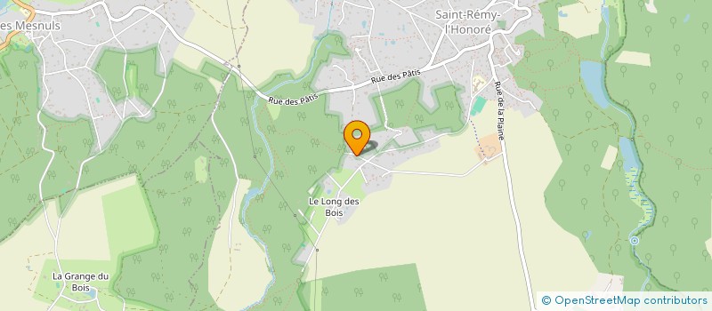 localisation de l'entreprise SCI SAINT HONORE  SAINT-REMY-L'HONORE