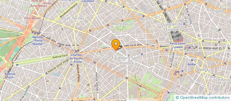 localisation de l'entreprise SCI SAINT HONORE PROPERTY  PARIS