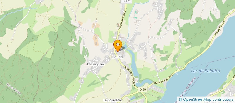 localisation de l'entreprise SCI SAINT HUBERT  VILLAGES DU LAC DE PALADRU