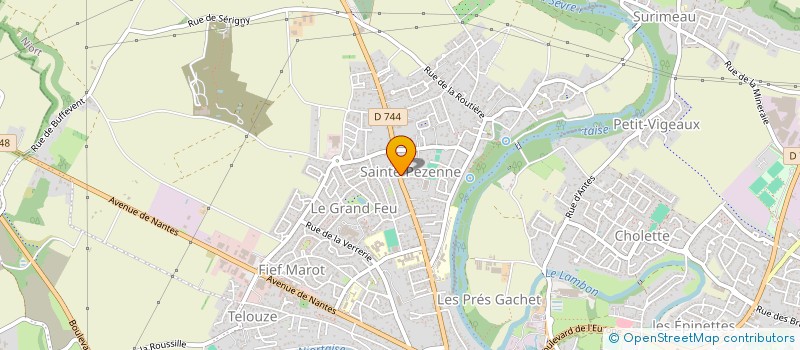 localisation de l'entreprise SCI SAINT HUBERT  NIORT