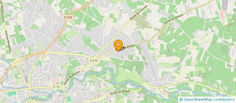 localisation de l'entreprise SCI SAINT HUBERT à CARPENTRAS