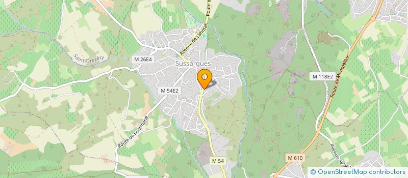 localisation de l'entreprise SCI SAINT HUBERT  CASTRIES