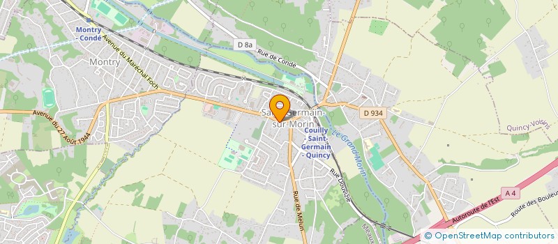 localisation de l'entreprise SCI SAINT HUBERT  SAINT-GERMAIN-SUR-MORIN