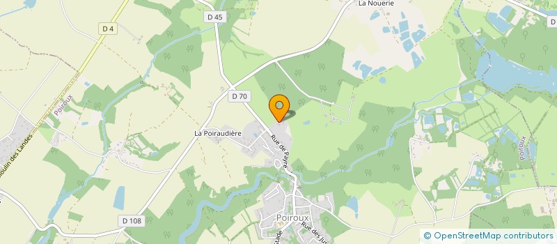 localisation de l'entreprise SCI SAINT HUBERT  POIROUX