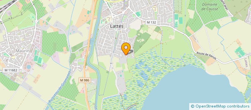 localisation de l'entreprise SCI SAINT HUBERT à LATTES