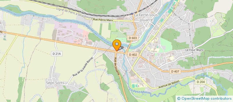 localisation de l'entreprise SCI SAINT HUBERT  LA FERTE-SOUS-JOUARRE