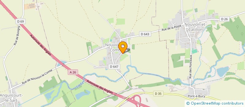 localisation de l'entreprise SCI SAINT HUBERT  NOUVION-LE-COMTE