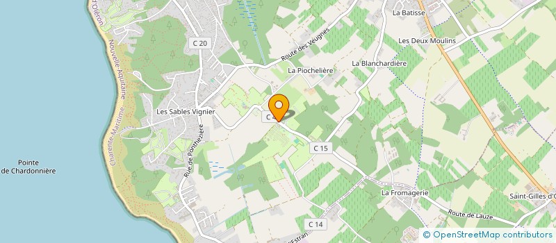 localisation de l'entreprise SCI SAINT HUBERT  SAINT-GEORGES-D'OLERON