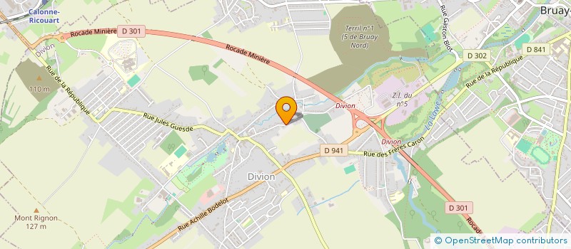 localisation de l'entreprise SCI SAINT HUBERT DG  DIVION