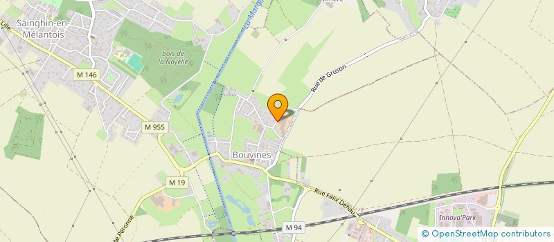 localisation de l'entreprise SCI SAINT HUBERT PHJVS  BOUVINES