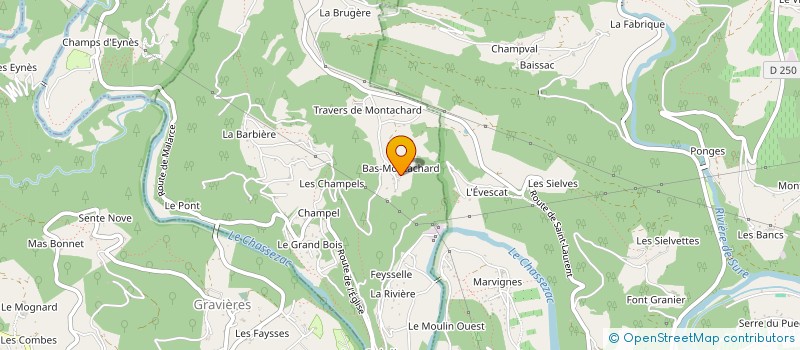 localisation de l'entreprise SCI SAINT-HUGUES  LES SALELLES