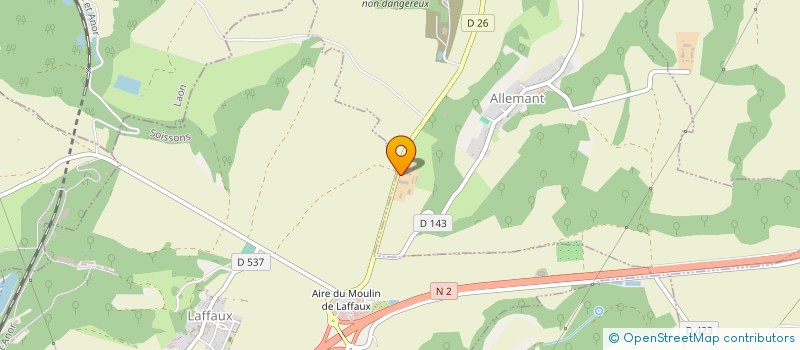 localisation de l'entreprise SCI SAINT IGNACE à ALLEMANT