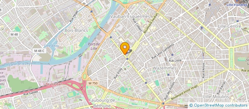 localisation de l'entreprise SCI SAINT INGLEVERT à LILLE