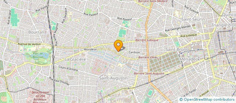 localisation de l'entreprise SCI SAINT ISIDORE  BORDEAUX