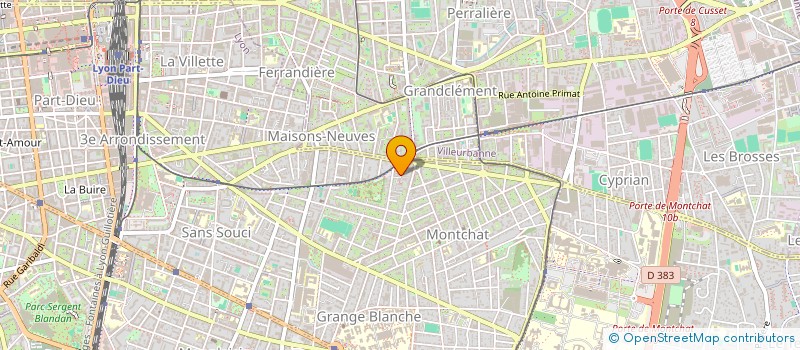 localisation de l'entreprise SCI SAINT ISIDORE  LYON