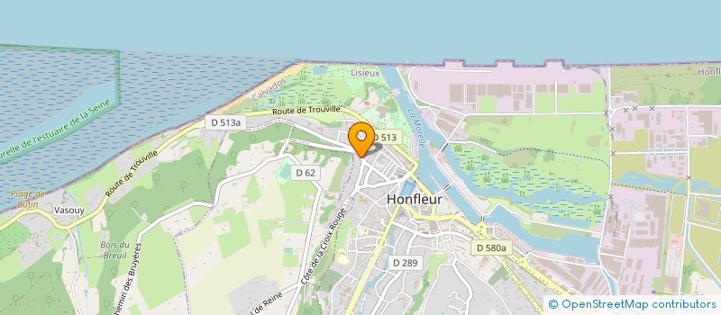 localisation de l'entreprise SCI SAINT JACQUES à HONFLEUR